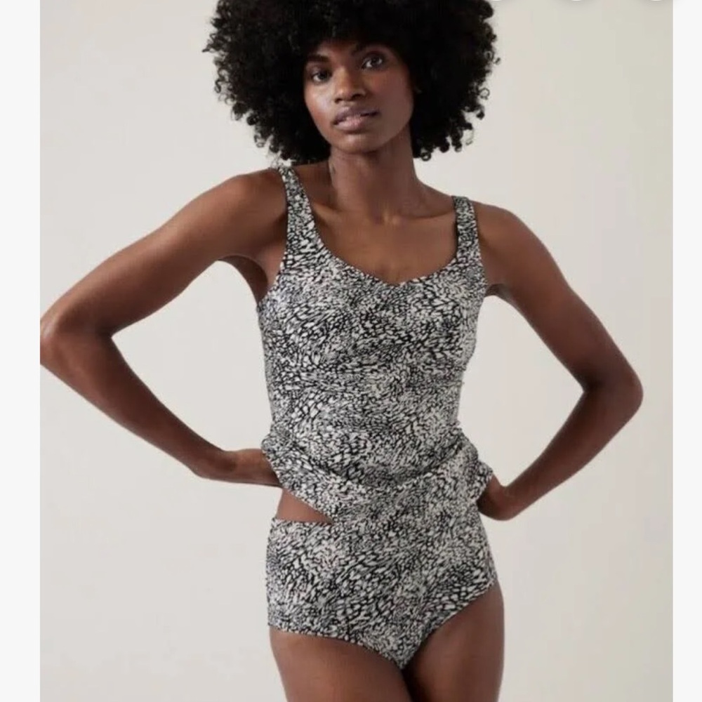 Athleta Tankini Set Bondi Bra & High Waist Bottom, M (36B/C)